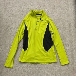 Champion Green and Black Athletic Quarter Zip